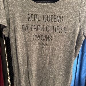 Torrid Heather Gray Slim Fit Tee